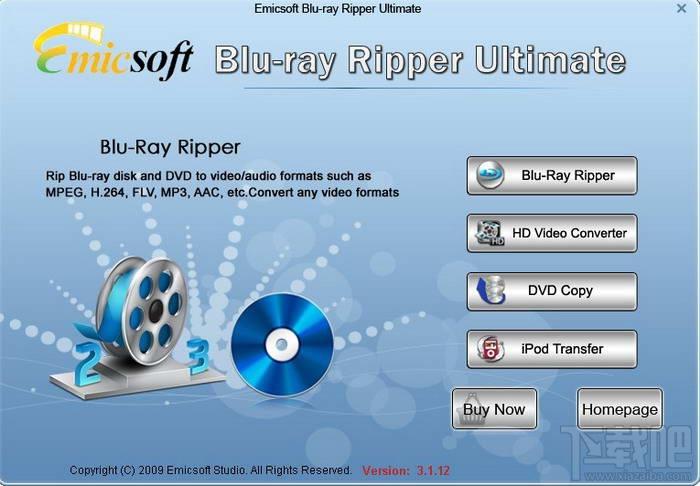 Emicsoft Blu-Ray Ripper Ultimate,Emicsoft,Blu-Ray Ripper,蓝光DVD光盘转换